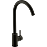 Смеситель CERSANIT для кухни COMO однорычажный, черный 68243