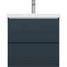 Тумба под раковину подвесная CERSANIT MODUO 60 для COMO 60 темно-серый 69346